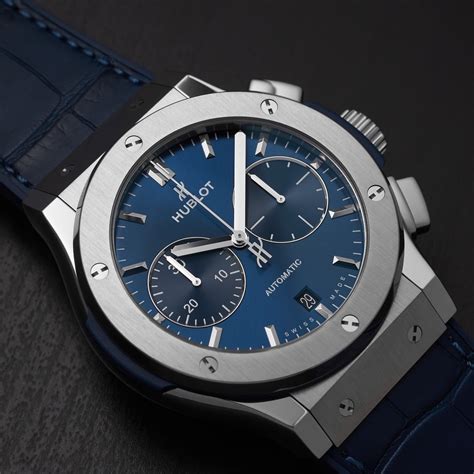 hublot titanium blue|hublot titanium watch price.